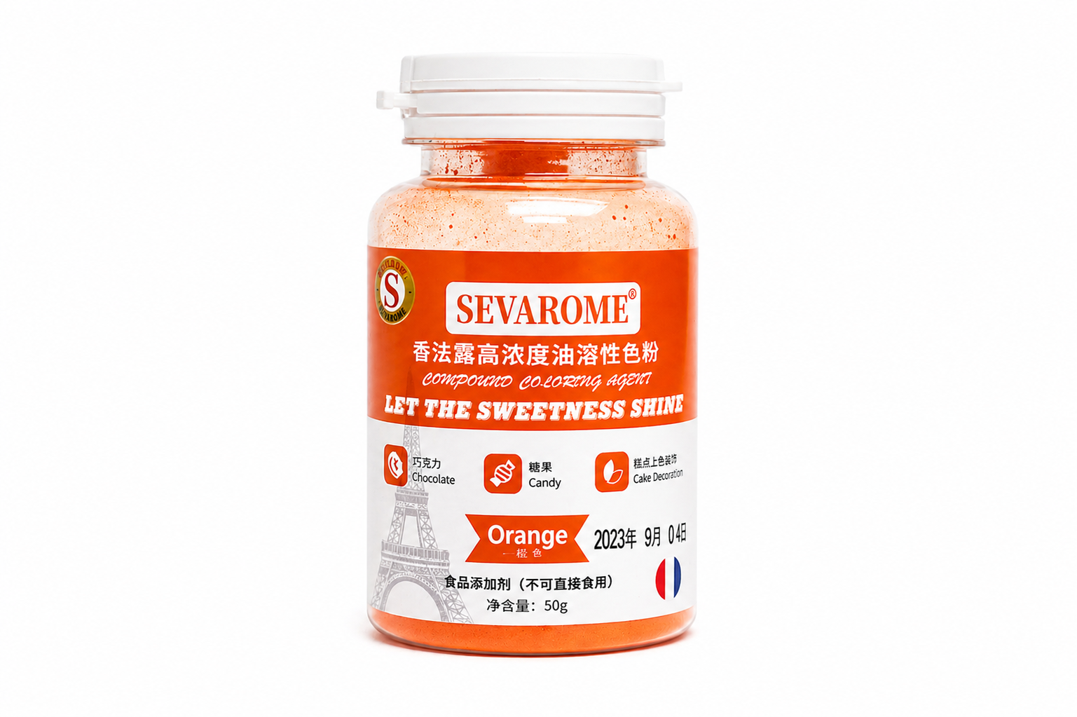 Orange Color Powder